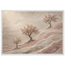 Blossom Terraces, flowers and botanical. Archival framed fine art print shown framed.