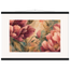Crimson Peonies: flowers and botanical. Fine art poster, alternate frame and size.
