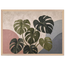 Monstera Sun: botanical and nature. Framed fine art print, alternate frame and size.