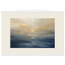 Golden Sea Mist: sea and coastal landscape. Museum-quality fine art poster.