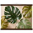 Four Greens: leaves, vivid green and impasto. Fine art poster by The Light Stays.