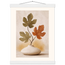 Fig Season: mediterranean and earth tones. Fine art poster, alternate frame and size.
