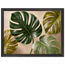 Four Greens: leaves, vivid green and impasto. Framed fine art print by The Light Stays.