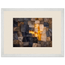 Citrine Seam: lumen and siena. Museum-quality framed fine art print.