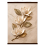 Magnolia Ascent: flowers and botanical. Fine art poster, alternate frame and size.