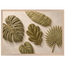 Green Constellation: botanical, green and loose rhythm. Museum-quality framed fine art print.