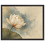 First Lotus Light: flowers and botanical. Framed fine art print by The Light Stays.
