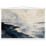 Tidal Ink: sea and coastal landscape. Museum-quality fine art poster.