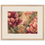 Crimson Peonies: flowers and botanical. Framed fine art print, alternate frame and size.