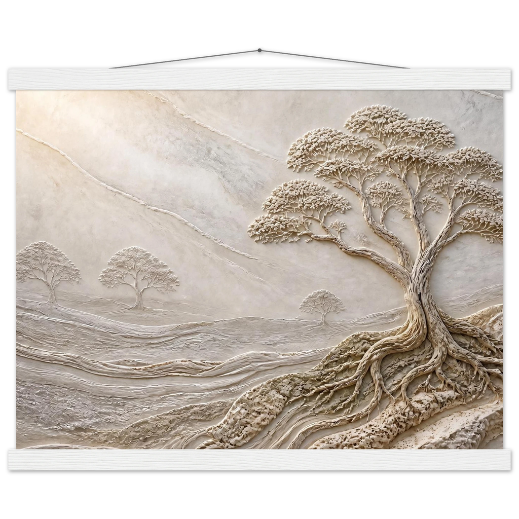 Old Growth: petra and herbarium. Museum-quality fine art poster.
