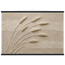 Wheat in Relief: faith, texture and botanical. Fine art poster, alternate frame and size.
