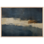 Ivory Crossing: abstract, ivory and serene lines. Framed fine art print, alternate frame and size.
