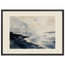 Tidal Ink, sea and coastal landscape. Archival framed fine art print shown framed.