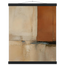 Terracotta Diptych, Panel I of II, two panels, terracotta and cream. Archival fine art poster shown framed.