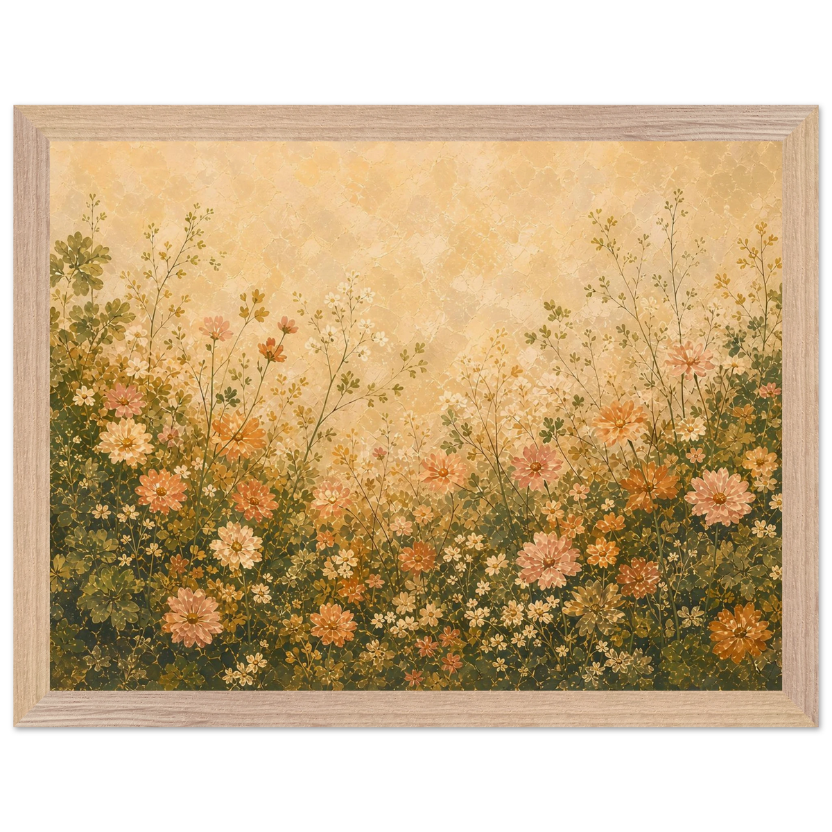 Petal Garden: flowers, botanical and abundance. Framed fine art print by The Light Stays.