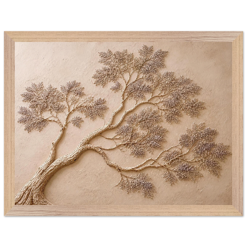Lilac Reach, petra and flora. Archival framed fine art print shown framed.