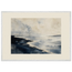 Tidal Ink: sea and coastal landscape. Museum-quality framed fine art print.