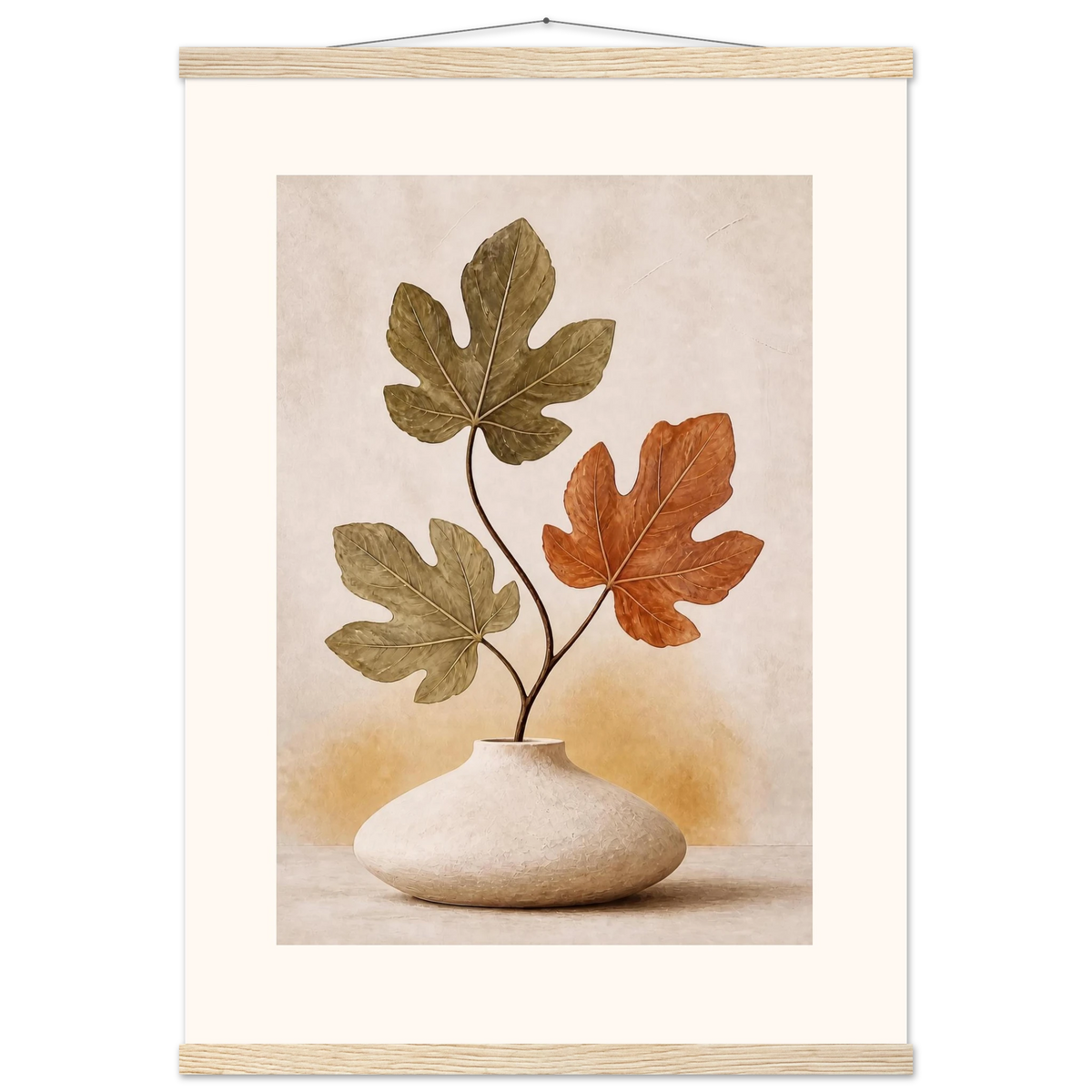 Fig Season: mediterranean and earth tones. Fine art poster by The Light Stays.