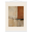 Terracotta Diptych, Panel I of II: two panels, terracotta and cream. Museum-quality fine art poster.