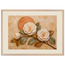 Camellia Eclipse, flowers and botanical. Archival framed fine art print shown framed.