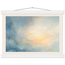 Dawn after Rain: sunrise, coastline and washed light. Fine art poster, alternate frame and size.