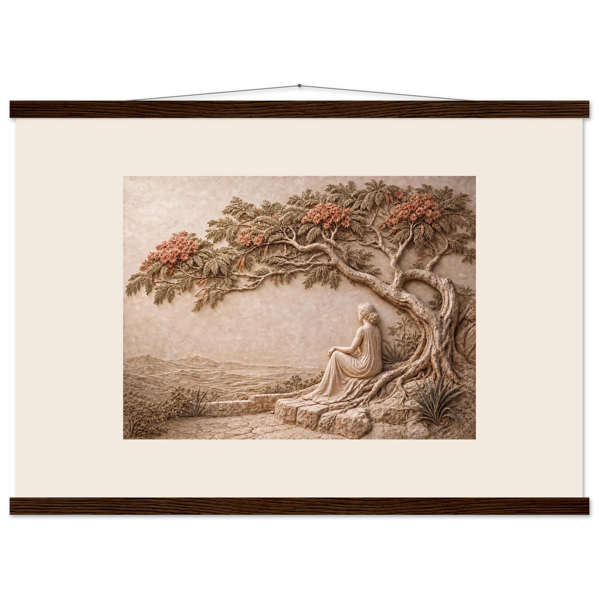 Under the Blossoms: petra and flora. Fine art poster by The Light Stays.