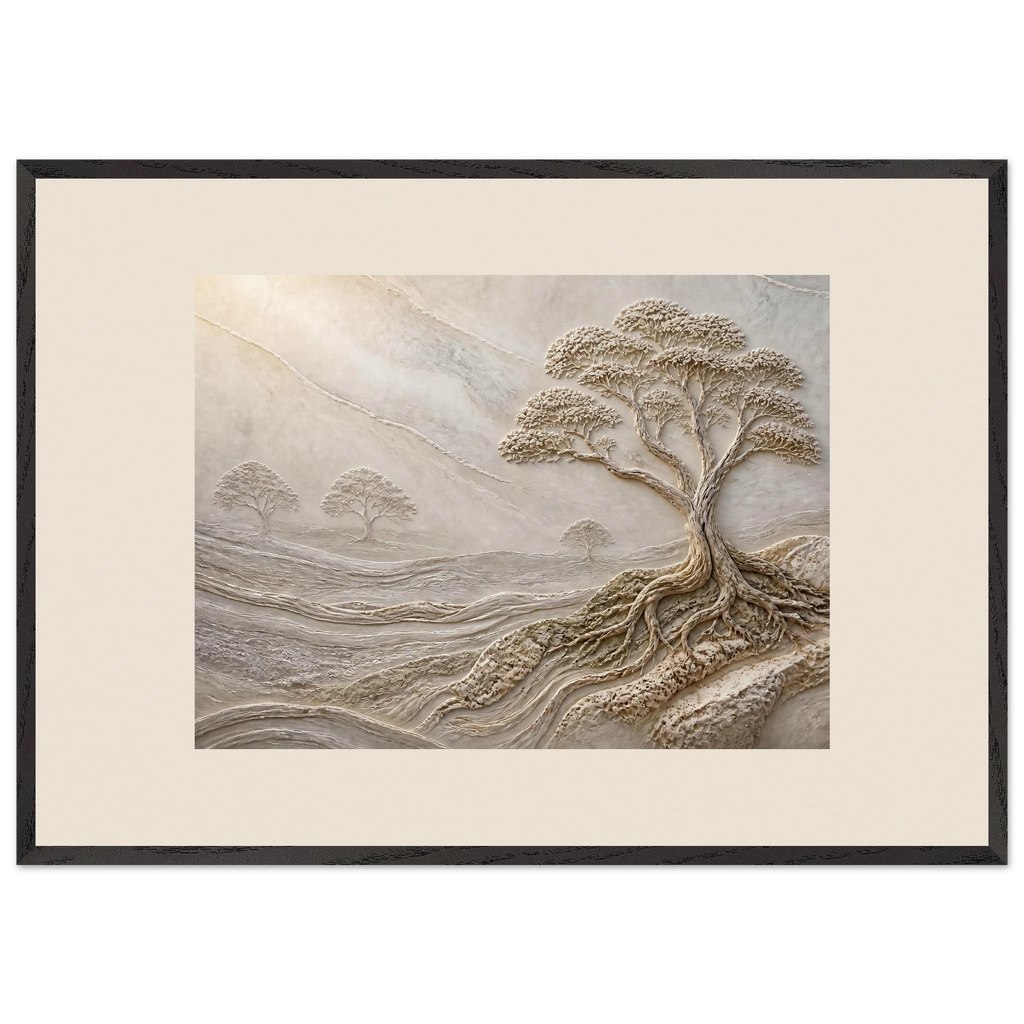 Old Growth: petra and herbarium. Museum-quality framed fine art print.