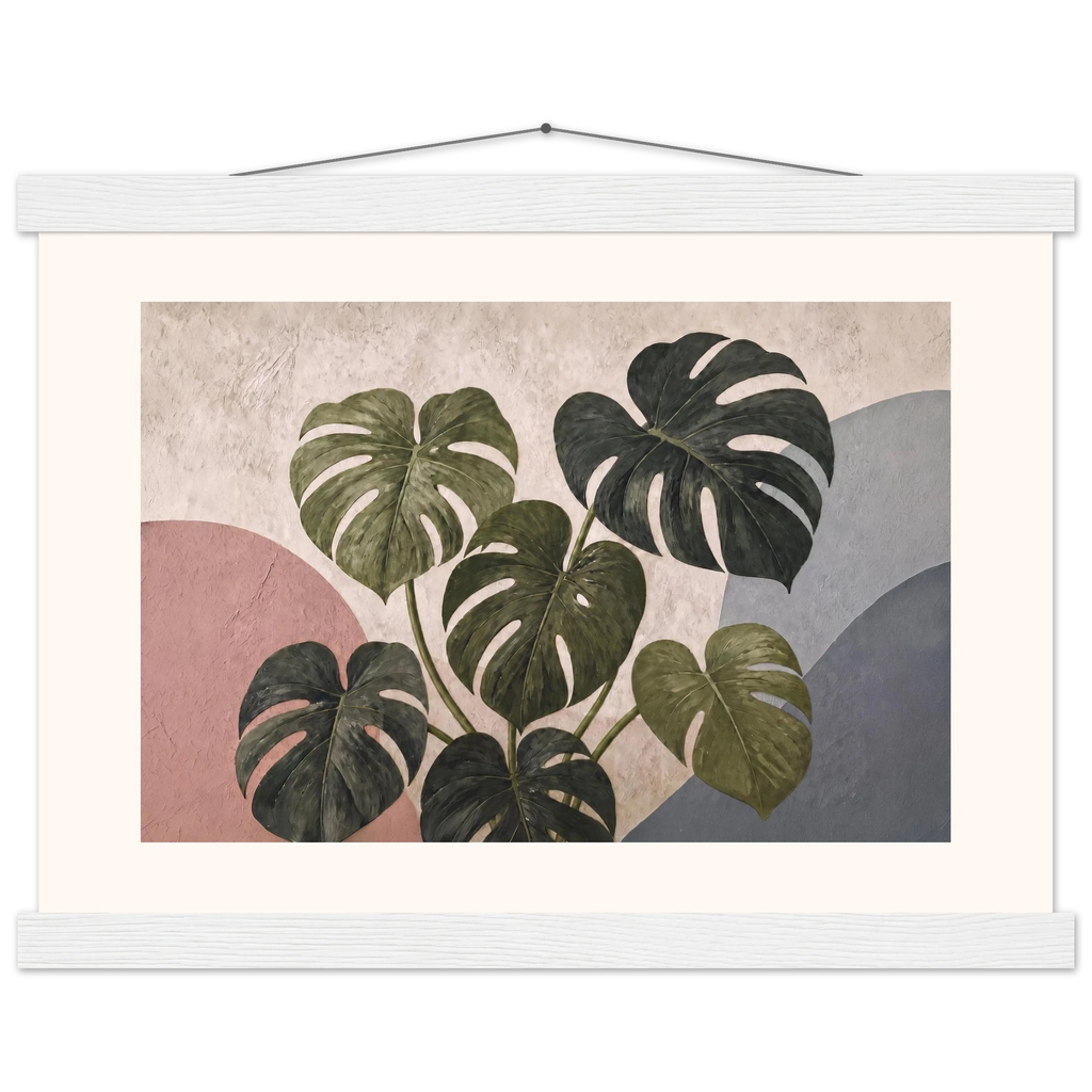 Monstera Sun: botanical and nature. Fine art poster by The Light Stays.
