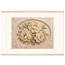 Peonies in Stone: flowers and botanical. Museum-quality fine art poster.