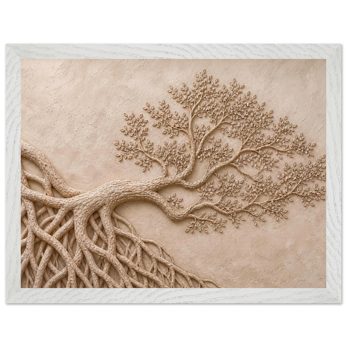 Root Lattice: petra and herbarium. Framed fine art print by The Light Stays.