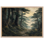 Cypress Passage: japanese art and japandi. Framed fine art print, alternate frame and size.