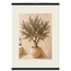 Olive Terrace, landscape and sun. Archival fine art poster shown framed.