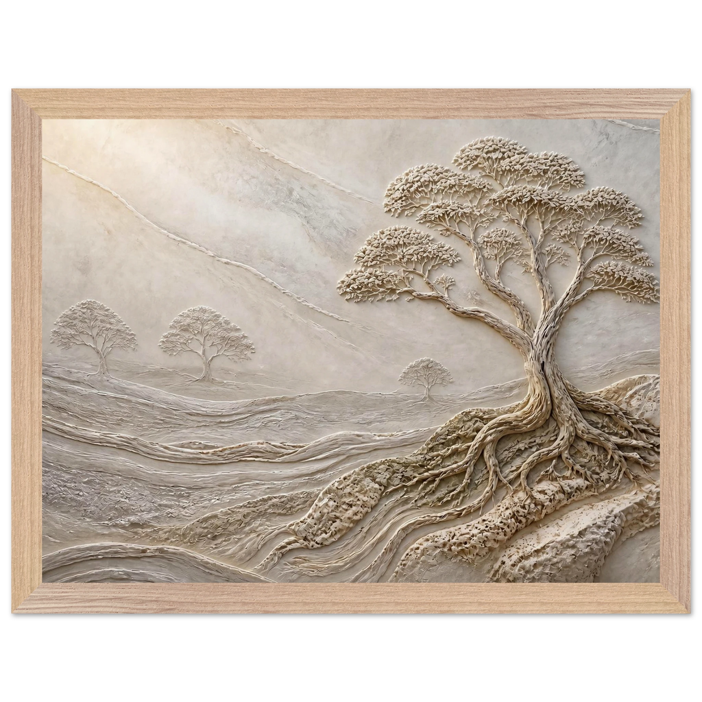 Old Growth: petra and herbarium. Museum-quality framed fine art print.