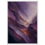 Violet Infinity: moon and night. Framed fine art print by The Light Stays.