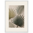 Carved Fronds, impasto, leaves and sand tones. Archival framed fine art print shown framed.