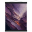 Violet Infinity: moon and night. Fine art poster, alternate frame and size.