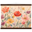 Floral Rhythm: flowers and botanical. Fine art poster, alternate frame and size.