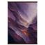 Violet Infinity: moon and night. Museum-quality fine art poster.