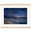 Blue Hour Shore: sea and coastal landscape. Fine art poster by The Light Stays.