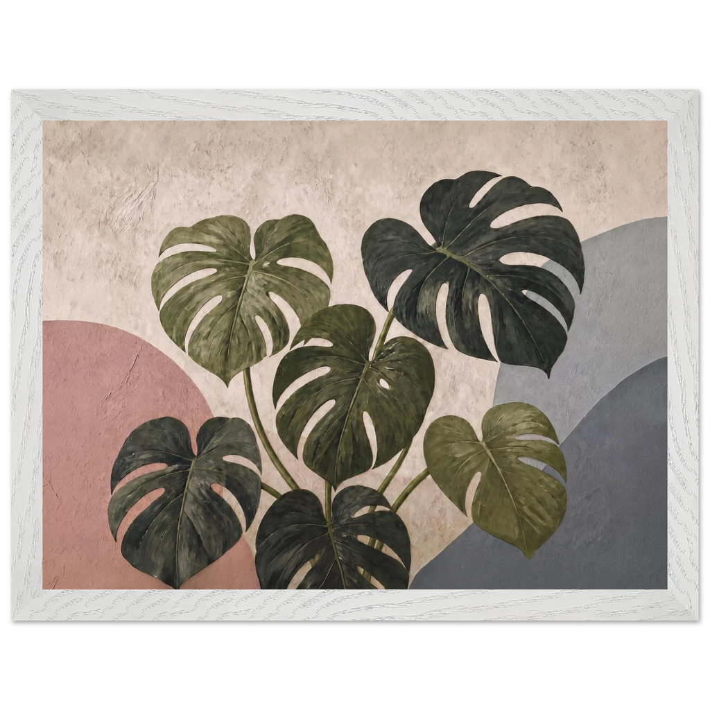 Monstera Sun: botanical and nature. Framed fine art print by The Light Stays.