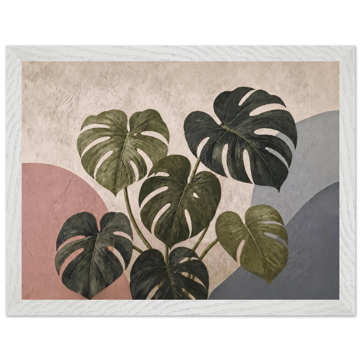 Monstera Sun: botanical and nature. Framed fine art print by The Light Stays.
