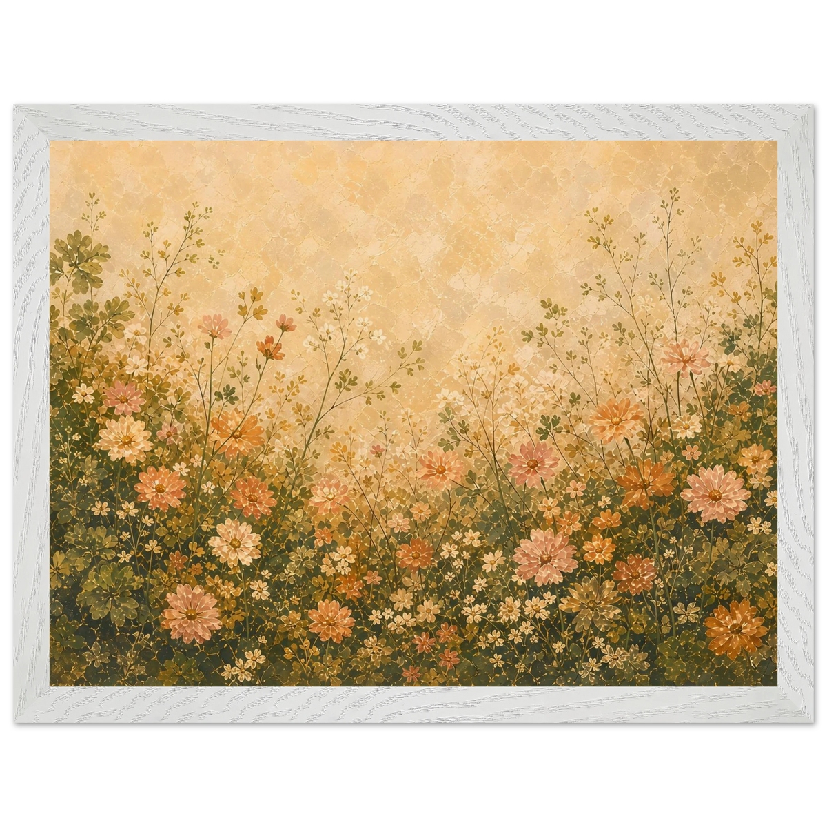 Petal Garden: flowers, botanical and abundance. Framed fine art print by The Light Stays.