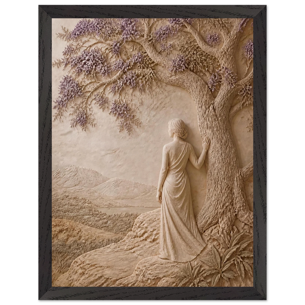 Old Friend: petra and herbarium. Framed fine art print.