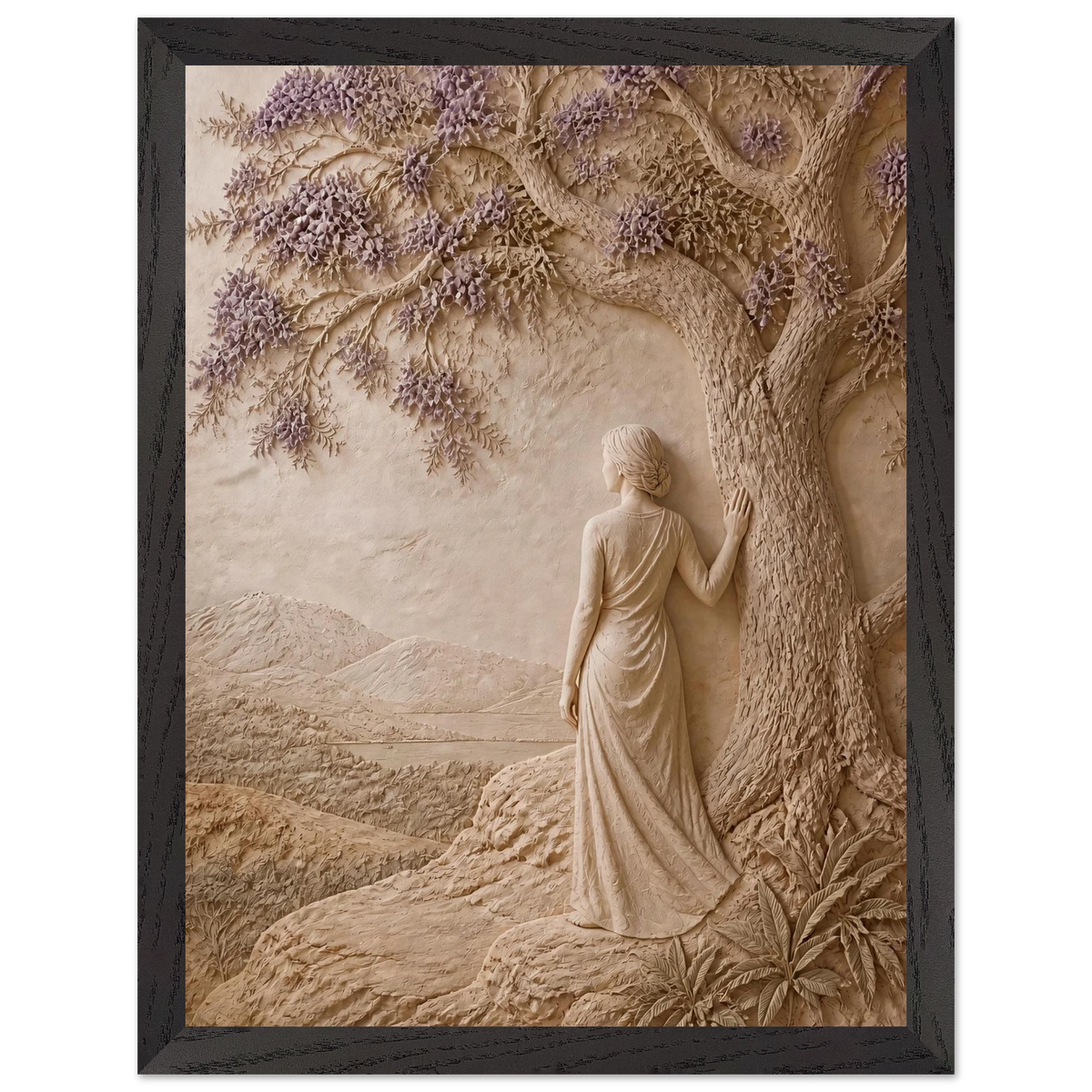 Old Friend: petra and herbarium. Framed fine art print.