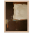 Terracotta Diptych, Panel II of II, two panels, terracotta and cream. Archival framed fine art print shown framed.