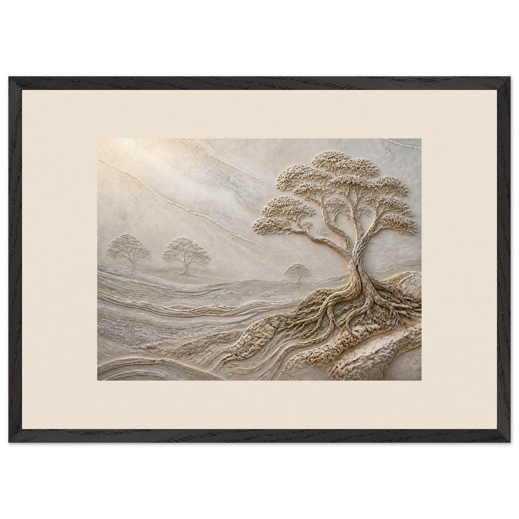 Old Growth: petra and herbarium. Museum-quality framed fine art print.