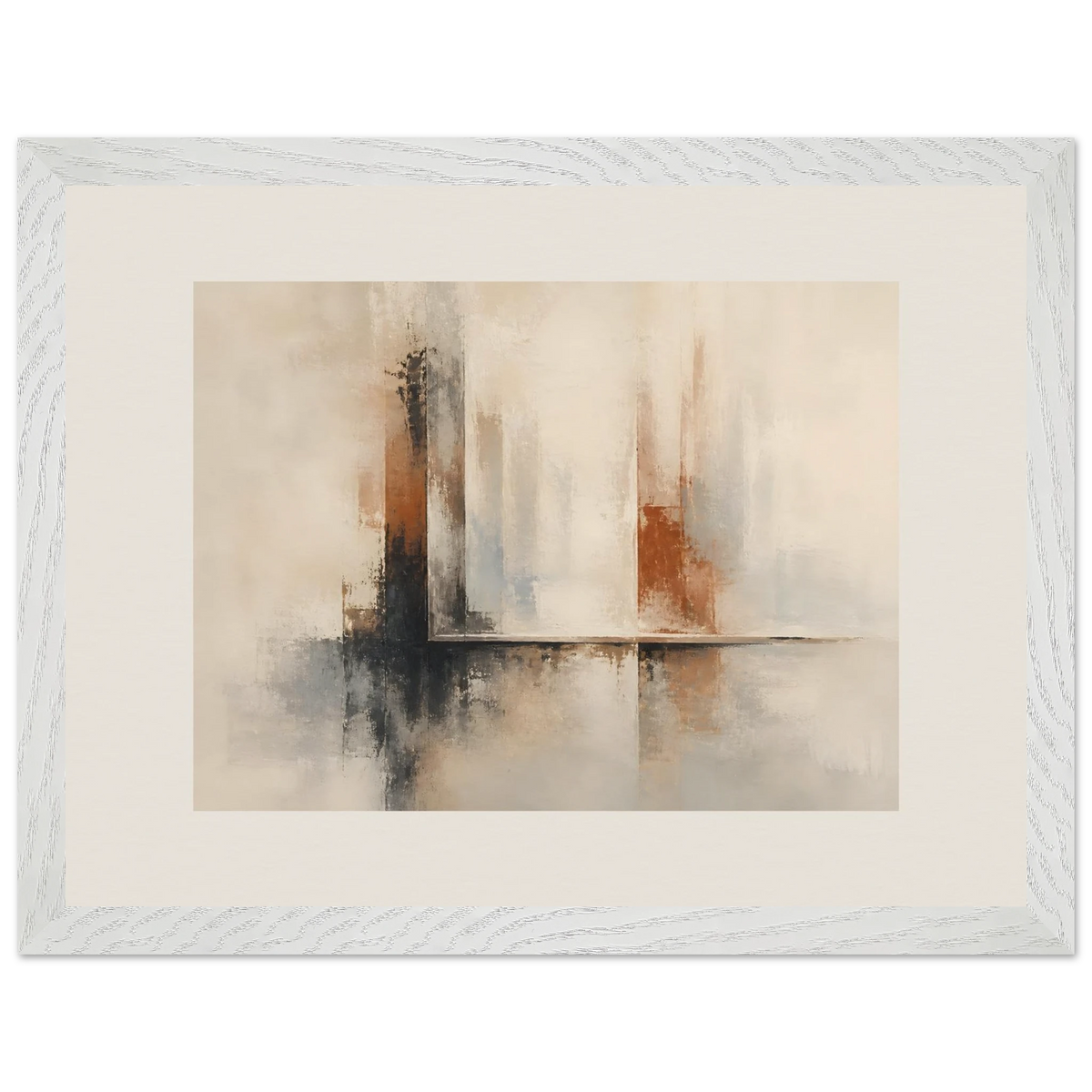 Mineral Threshold: architecture, geometry and rust. Framed fine art print by The Light Stays.