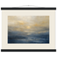 Golden Sea Mist, sea and coastal landscape. Archival fine art poster shown framed.