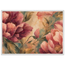 Crimson Peonies, flowers and botanical. Archival framed fine art print shown framed.