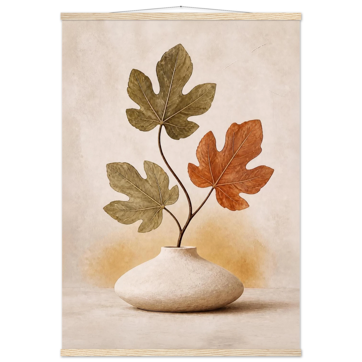 Fig Season: mediterranean and earth tones. Fine art poster by The Light Stays.